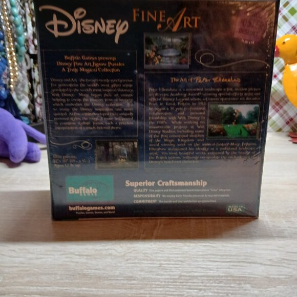 NWT Peter Ellenshaw Disney Fine Art 1,000 Pc Jigsaw Puzzle Mickey's Dream - Picture 8 of 13